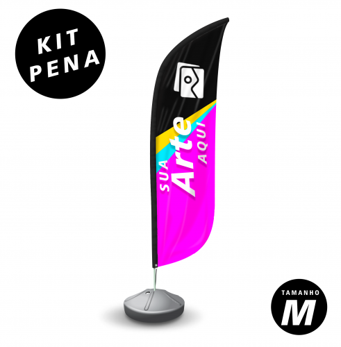 kit wind banner pena